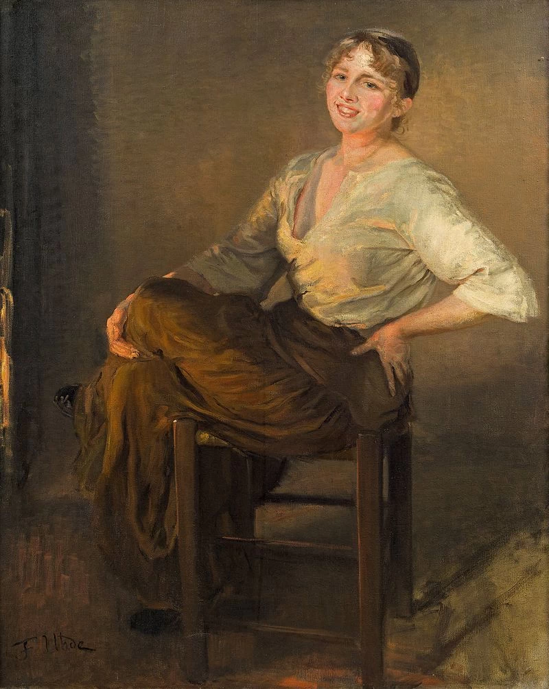 Ragazza che ride, 1893